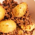 hinaboco's cooksnap of when they made ひき肉とじゃがいもの甘みそ炒め.
