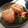 みもも33's cooksnap of when they made BBQにも！！美味しい大葉のダシおにぎり.