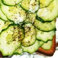 こびぃ。's cooksnap of when they made きゅうりトースト.