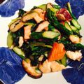 kaokaofood's cooksnap of when they made アスパラと椎茸のバター炒め.