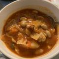 クックHB0O4P☆'s cooksnap of when they made 鶏豆しめじの健康トマトスープ.