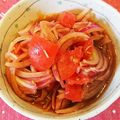 クックV6C8HU☆'s cooksnap of when they made 紫玉ねぎとトマトのマリネ.