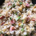 ちゃぎー's cooksnap of when they made 卵とウインナーの時短チャーハン.