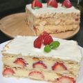 ハッピーおれんぢ's cooksnap of when they made あら簡単♪イチゴのミルフィーユ.