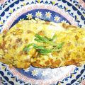 クックGL4AZO☆'s cooksnap of when they made 大葉の香りが漂う、チーズ納豆オムレツ.