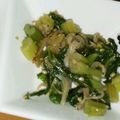 まなやす's cooksnap of when they made ☆ご飯のおとも☆セロリっ葉おじゃこ.