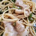 お絹タン's cooksnap of when they made 冷製豚しゃぶとオクラの和風パスタ.