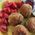くらげあむ's cooksnap of when they made カレーリメイク★ライスコロッケ★.