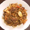 ステルトミチル's cooksnap of when they made 屋台風の技あり簡単☆ソース焼きそば.