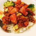 ひらまき's cooksnap of when they made よっちゃんの元気タコライス！.