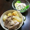 ちえたろう's cooksnap of when they made 豚肉柔か♪玉ねぎ☆じゃがいも白ワイン煮込.