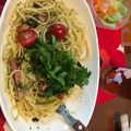 ミナまっきー's cooksnap of when they made 夏♪爽やか♪大葉のジェノベーゼパスタ.