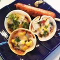 なるみじゅ's cooksnap of when they made たこ焼き器de♪しゅうまいの皮ピザ～♥❤.