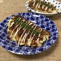 Chikatan☆'s cooksnap of when they made ✨焼きそば入りお好み焼き✨.