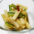 ◯usa◯'s cooksnap of when they made きゅうりと大根の甘酢漬け♡.