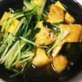 mizuki0uq's cooksnap of when they made 時短！簡単！水菜と油揚げのおひたし.