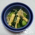 ✯聖夢✯'s cooksnap of when they made チンゲン菜と薄揚げ＆キノコのあっさり炒め.