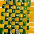 さとまみー's cooksnap of when they made ズッキーニの編み込みでポテトサラダ爆弾♬.