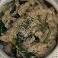 ma___111's cooksnap of when they made ほうれん草とツナのチーズリゾット.