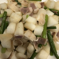 クックL5UGW1☆'s cooksnap of when they made 簡単おつまみ☆大根とにんにくの芽炒め.