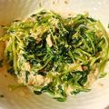 ♡ちょも♡'s cooksnap of when they made 豆苗ツナマヨ和え.