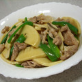 naoming's cooksnap of when they made 豚肉とたけのこの中華炒め.
