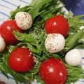 まな姫's cooksnap of when they made 【簡単】水菜とモッツアレラチーズのサラダ.