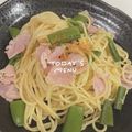 ゆちゃんは高校生！'s cooksnap of when they made スナップエンドウの和風春パスタ.