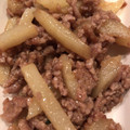 H♡S's cooksnap of when they made 挽き肉で簡単！細切りジャガイモの甘辛炒め.
