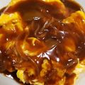 料理初心者まま's cooksnap of when they made 特別な日に！簡単ビーフシチューオムライス.