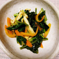 じゅんSa☆'s cooksnap of when they made かぶの葉と油揚げの煮浸し.