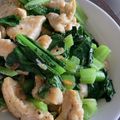 らがぶーりん's cooksnap of when they made 鶏胸肉と小松菜のﾊﾞﾀｰｶﾞｰﾘｯｸ炒め.