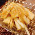 kazunoko55's cooksnap of when they made うどと菜の花の辛子酢味噌和え♪.