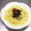 ☆ありか358☆'s cooksnap of when they made ｢煮込む｣梅昆布茶のパスタ★コツあり.