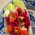 ♪とと♪'s cooksnap of when they made 梨と紫キャベツのチコリボートサラダ.