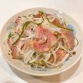 ゆにこーん☆'s cooksnap of when they made 一人暮らしずぼらサラダverスモークタン.