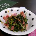 4double5's cooksnap of when they made ☆今が旬☆アレッタとベーコンのマヨソテー.