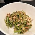 ぽんちょ２ごう's cooksnap of when they made ３ステップで超簡単！セリのツナマヨ炒め.