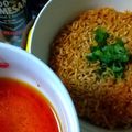 ゴロtaroo's cooksnap of when they made チキンラーメンアレンジ ピリ辛卵つけ麺！.