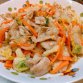 KIKI☆38's cooksnap of when they made 豚肉のオイスターマヨ野菜炒め.