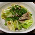タチブルー's cooksnap of when they made ご飯が進む!!豚バラとキャベツの中華炒め.