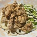 ★なみ☆'s cooksnap of when they made 冷凍うどんで！簡単★うまうま香味豚うどん.