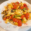 へめへめくこひ＠'s cooksnap of when they made トマトと卵の中華炒め.
