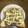 クック1XUNJX☆'s cooksnap of when they made 納豆とマヨと食パンだけ☆納豆トースト.