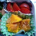 ゆきらっくま's cooksnap of when they made ﾚﾝｼﾞで!お弁当にｶﾎﾞﾁｬの甘煮☆.