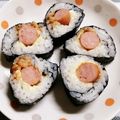 saalalan's cooksnap of when they made 子どもランチ♪ご飯でウインナーまきまき♪.