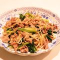 こともみ's cooksnap of when they made ご飯がススム！小松菜と豚肉の味噌炒め.