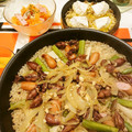 yukingen's cooksnap of when they made 香薫ウインナーとシーフードのパエリア.