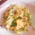 はるにゃ❀'s cooksnap of when they made ふんわり卵のキャベツ炒め✨.