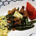 arisa06's cooksnap of when they made 豚肉とスナップエンドウのピリ辛炒め.